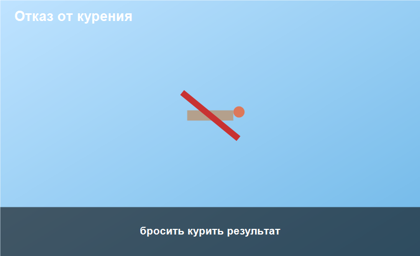 бросить курить результат